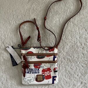 Dooney & Bourke Florida Gators Triple Zip Crossbody